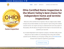 Tablet Screenshot of ohiocertifiedhomeinspections.com